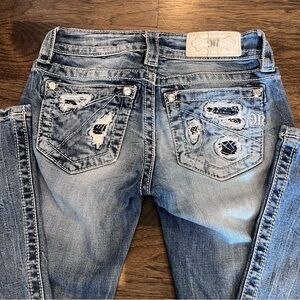 Miss Me Denim Jeans‎ Women's Light Washed Bootcut Y2K W24